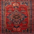 thumbnail image 1 of Ahgly Company Machine Washable Indoor Square Traditional Chestnut Brown Area Rugs, 4' Square, 1 of 7