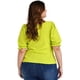 thumbnail image 3 of Blusa casual Roman Fashion /Tallas Extras, 1827 (Lima) verde lima 36 Roman Fashion BL-GR-1827-LIMA, 3 of 6