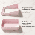 thumbnail image 5 of Pink Small Cat Litter Box, Low Entry Removable Tray For Cats Under 8 Lbs, 5 of 8