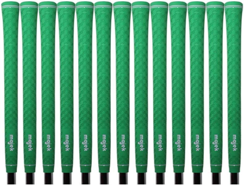 13 Majek Tour Pro Lime Green Standard Golf Grips