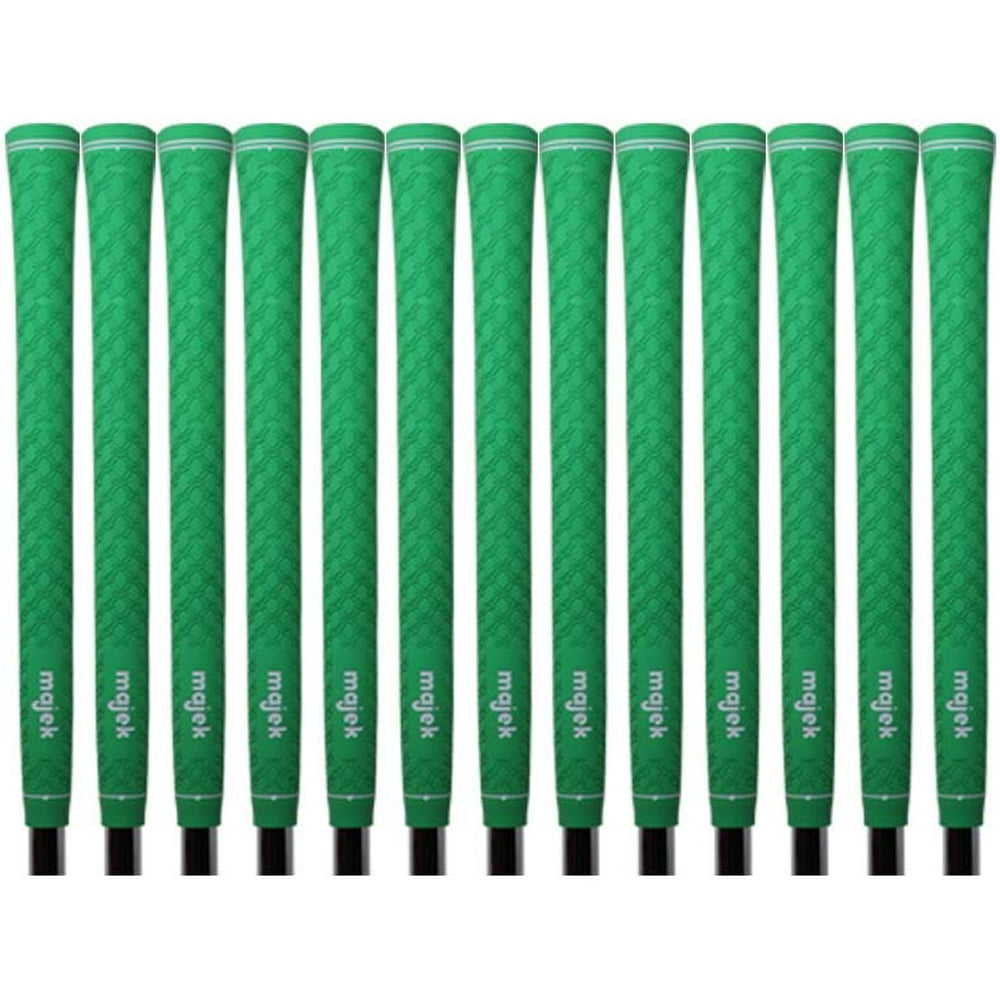 13 Majek Tour Pro Lime Green Standard Golf Grips