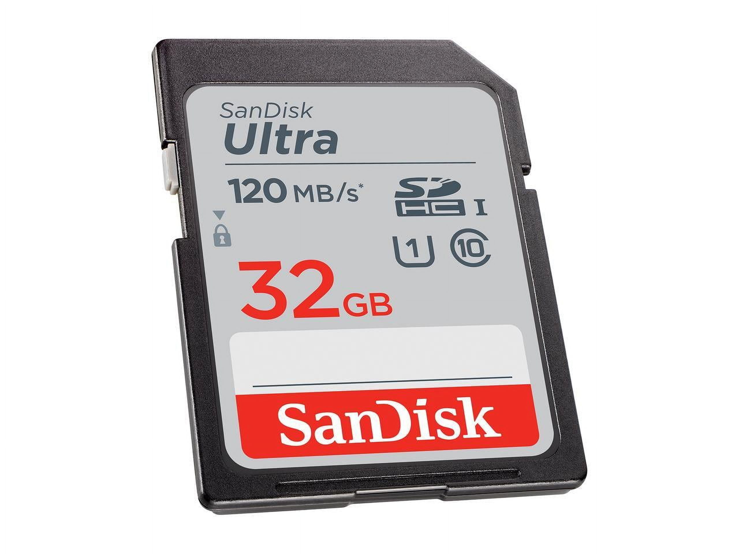 SanDisk Ultra - Flash memory card - 32 GB - UHS-I U1 / Class10 - SDHC UHS-I
