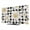White, Black, Gray, variant on TV Cover Indoor, White Daisy Farmhouse Stretch TV Dust Cover Television Screen Protector, Garden Floral Honeybees Wooden Elastic Polyester Display Covers, Monitor Slipcover for LED LCD TVs 24 Inch