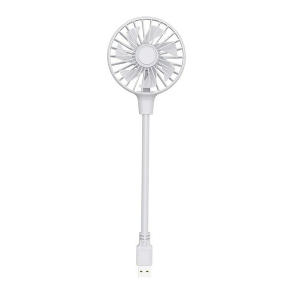 Usb Fan Mini Portable 360 Degree Rotation Small Desk Fan For Home Office Travel Commute With Button Plastic