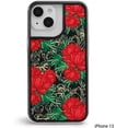 thumbnail image 2 of ZERO GRAVITY Crimson Phone Case for iPhone 13 & 13 Pro - Clear Phone Case with Embroidered Design, Shockproof Protective Clear Case with Raised Corners - Drop Tested, 360 Protection, 2 of 6
