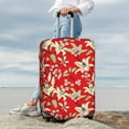 thumbnail image 4 of Wukai Lilies Flowers Elastic Luggage Cover: Personalized Protection for Your Suitcase - Fits 19~29-inch, Washable & Durable Travel Companion-Medium, 4 of 8