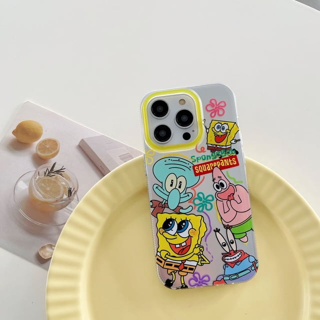 Funda De Teléfono De Plata De Hierro Caliente Para iPhone 11 14 Plus 12 13 Pro Max Moda De Juguete Historia Crayon Shinchan Protección Cubierta
