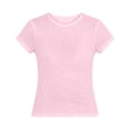 thumbnail image 4 of Tshirts for Women Workout Plus Size Tee Plus Size Tee Clothes Summer Athletic Yoga Top Pink L, 4 of 4