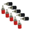 10Pcs 4Mm Banana Socket Binding Post Banana Plug Nickel Plated Copper ...