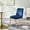 Gold and Navy, variant on Modway Amplify Sled Base Performance Velvet Dining Side Chair in Gold Gray