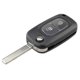 thumbnail image 3 of Car Smart Remote Key 2 Button 43hz PFC7961A Chip compatible with Renault Clio III Clio 3 Kangoo Master Modus Twingo 2006-2016-Black, 3 of 4