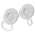 thumbnail image 1 of Ventilador de escritorio portátil 1200mAh Ventilador de cuello USB para la oficina de la escuela en casa (Blanco), 1 of 7