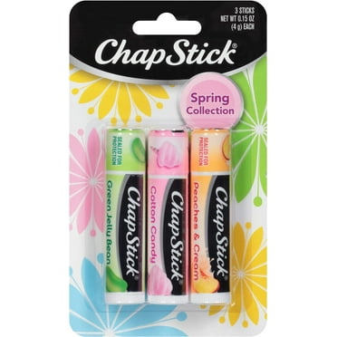 ChapStick Spring Collection Lip Balm- Green Jelly Bean Flavor- .015 oz- Lip Care- 6 Pack