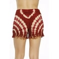 thumbnail image 2 of Riviera Sun Womens Shorts (Burgundy / Beige, Small), 2 of 2