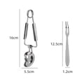 thumbnail image 2 of FENGGUIQU 3 Sets Restaurant Tongs Stainless Steel Serving Escargot Portable Use Housewarming Gift, 2 of 6
