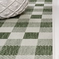 thumbnail image 3 of JONATHAN Y TUSCAN SUN 3 x 5 Area Rug, Darcy Traditional Geometric Bold Gingham - Green/Cream, TSN201E-3, 3 of 9