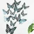 thumbnail image 4 of 3D Color Stereo Butterfly Personality Creative Living Room Bedroom Wall Stickers, 4 of 7
