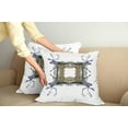 thumbnail image 3 of Ambesonne Victorian Throw Pillow Cover 2 Pack, Hunter Wild Animals, 24", Violet Tan Pearl, 3 of 6
