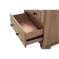 thumbnail image 5 of 28.39 In. High 2 Nightstand In Sand - Felt Lined & Lined, Charging, Solid Wood + Sand Design , Top Drawer Area, Bottom Drawer, Custom Hardware, Charging, 5 of 5
