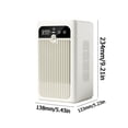 thumbnail image 3 of Portable Air Cooler,Rechargeable Mini Air Conditioner Evaporative Air Cooler with A 370ml Water Tank,Unit Cool Air Spray,Digital Display Car AC Fan,Portable AC for Car Bedroom Office Camping, 3 of 6