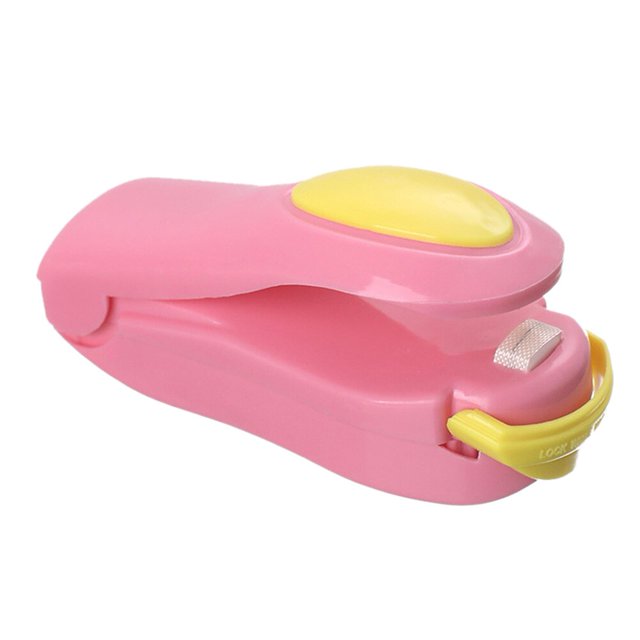Sellador de bolsas de comida portátil, Mini Clips de sellado de bolsas de plástico ajustables de 2 velocidades, a prueba de humedad, suministros para el hogar