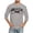 Grey, variant on NinXxx Men's 3/4 Sleeve City Name Comfortable Crewneck Solid Tee Grey M Grey M