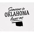 thumbnail image 3 of Inktastic Someone in Oklahoma Loves Me Baby Bandana Bib, 3 of 4
