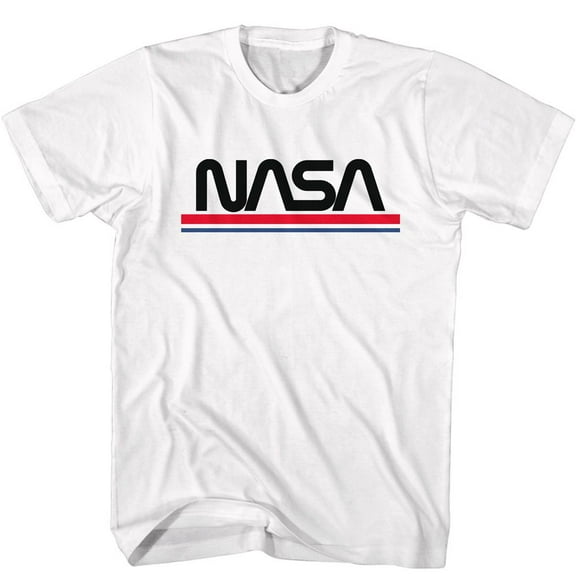 NASA RWB Worm White T-Shirt