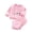 Pink, variant on WUANDIXFA Toddler Boys or Girls Cotton Snug Fit Long Sleeve Pajama Top and Pants Set 2 Piece Baby Pajamas,Pink,5-6 Years