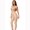 Black, variant on GR07 High Waist Girdle with Zippers - Ankle Length - Small - Beige