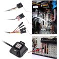 thumbnail image 2 of Desktop PC Switch, Dual USB Ports Power Reset Button Audio Microphone Port for Internet Cafes, Families, Company, etc, 2 of 5