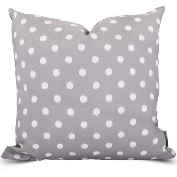 Majestic Home Goods Pillow 24x24 Ikat Dot Gray