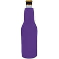 thumbnail image 2 of Blank Neoprene Beer Bottle Coolie (6 Pack, Purple), 2 of 8