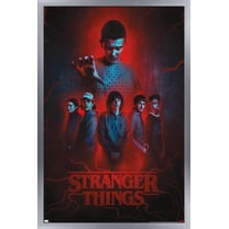 Netflix Stranger Things: Season 4 - Group Wall Poster, 22.375" x 34" Framed