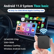 Binize Wireless CarPlay Android Auto TV Box Android 11.0 Mini Apple CarPlay Ai Box 2G+16G Basic