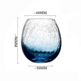 thumbnail image 2 of Handmade Colorful Crackle Drinking Glasses, 10.5Oz Thicked Crystal Lead-free Glasses Cups for Home Bar Party, 2 of 8