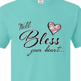 thumbnail image 4 of Inktastic Well Bless Your Heart with Floral Print T-Shirt, 4 of 5