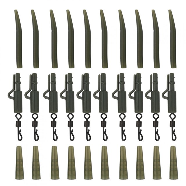 PVC Practical Carp Fishing Kit Contains Sleeves Safety Lead Clip Rings Pins Silicone Hose Tackle Tool Perfect Accessory