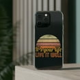 thumbnail image 3 of DistinctInk Clear Case for Apple iPhone 13 PRO (6.1" Screen) - Your Life Live It Well, 3 of 9