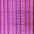 thumbnail image 1 of Ahgly Company Indoor Square Solid Purple Modern Area Rugs, 8' Square, 1 of 4