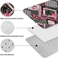 thumbnail image 5 of Pioneer Flower Floral Print Pattern Bathroom Rugs Sets 3 Piece,Toilet Cover Set,Absorbent Non Slip Bathroom Mats Sets with U-Shaped Contour Rug Toilet Rug Set, 5 of 5