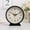 🔥 Black_Base#428, variant on Battery Powered Analog Clock | Silent No Ticking Quartz Movement | Light-Up Dial | Compact for Desk Bedside Travel | Black Metal ABS | 1pc | 4.6x4.2in