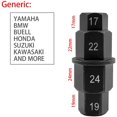 thumbnail image 2 of Hex Axle Tool for Motorcycle tool for Front Axle Wheel, hex axle tool 17mm Hex Allen Axle Spindle Tool 17mm, 19mm, 22mm, 24mm, 2 of 9
