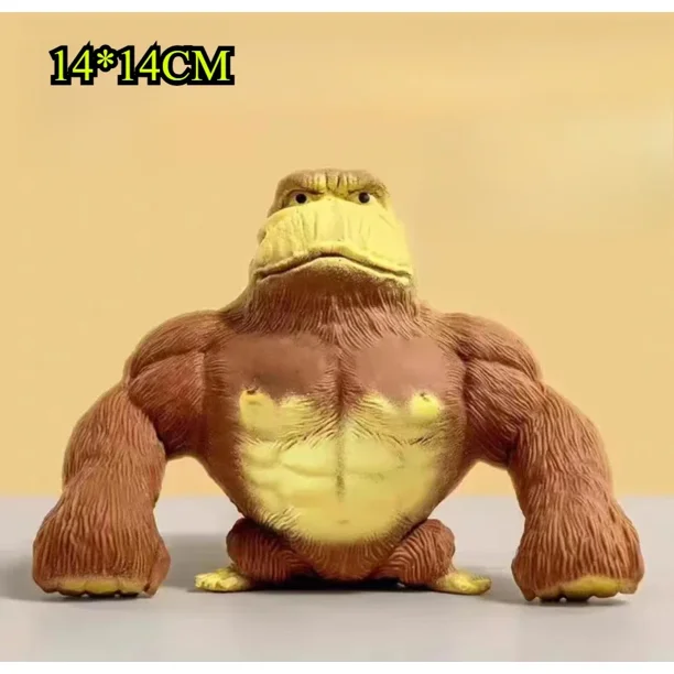 Nuevos juguetes antiestrés orangután, mono elástico blando, divertido descompresión, gorila, juegos para aliviar el estrés, juguete para adultos y niños