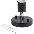 thumbnail image 1 of E27 Lamp Base Modern 180° Adjustable Edison Vintage Ceiling Light Wall Mounted Lamp Bulb Holder Socket (Black), 1 of 4