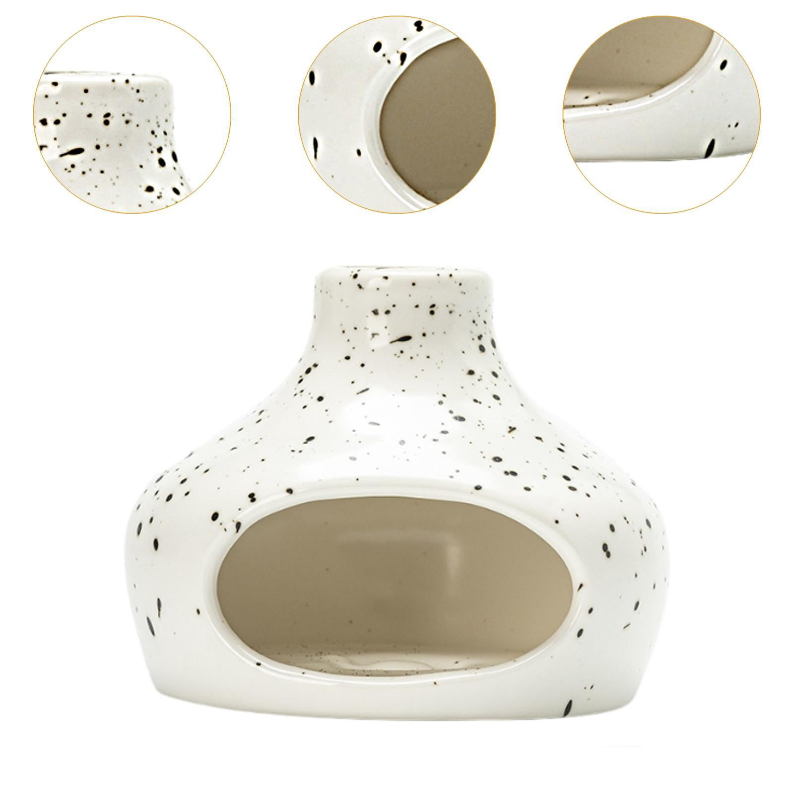 WLPZXP Ceramic Sage Holder Incense Burner Multipurpose Ornament Scent Wood Stand Smudge