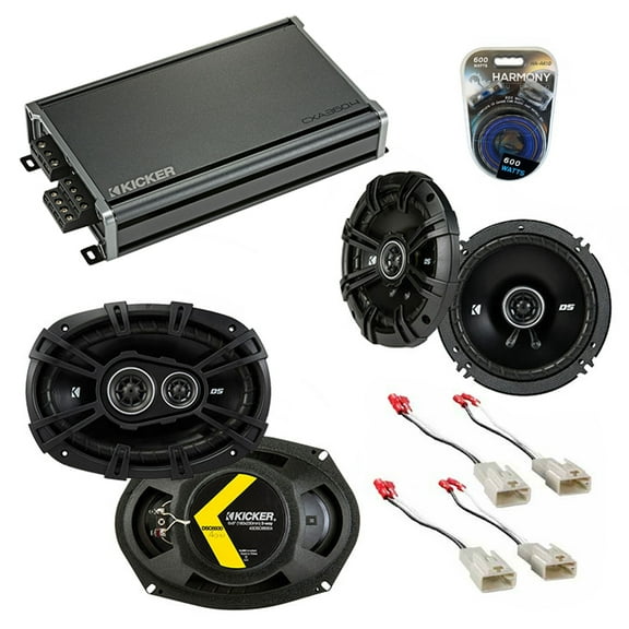 Fits Toyota Corolla 2003-2008 Speaker Upgrade Kicker DSC65 DSC693 & CXA360.4 Amp