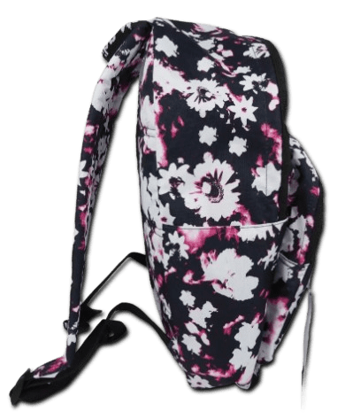 Addidas Floral Rose Print Backpack in Pink & Teal Pale Pink & Black Adidas Floral Classic Backpack | schuh  main image 4