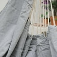 thumbnail image 3 of Canvas Hanging Seat 130*105cm hammock to sit Gray Lilac, 3 of 5