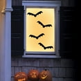 thumbnail image 3 of Halloween Window Clings,Cute Monster Window Decal Stickers for Home Window Halloween Party Decorations, 3 of 6